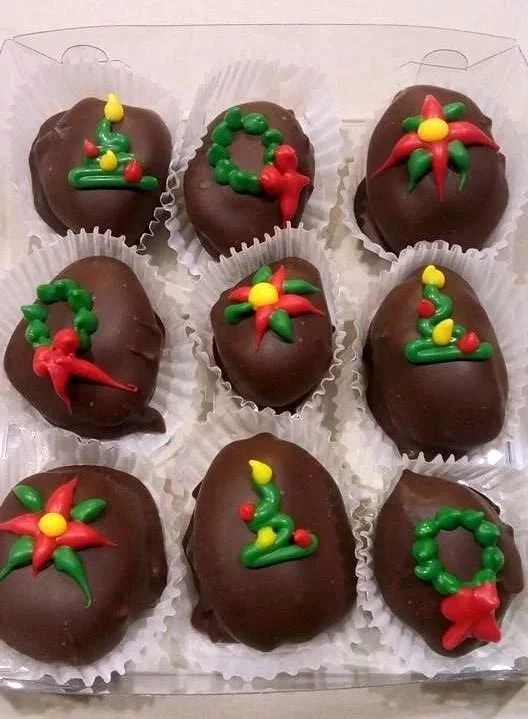 Ciruelas rellenas de nuez