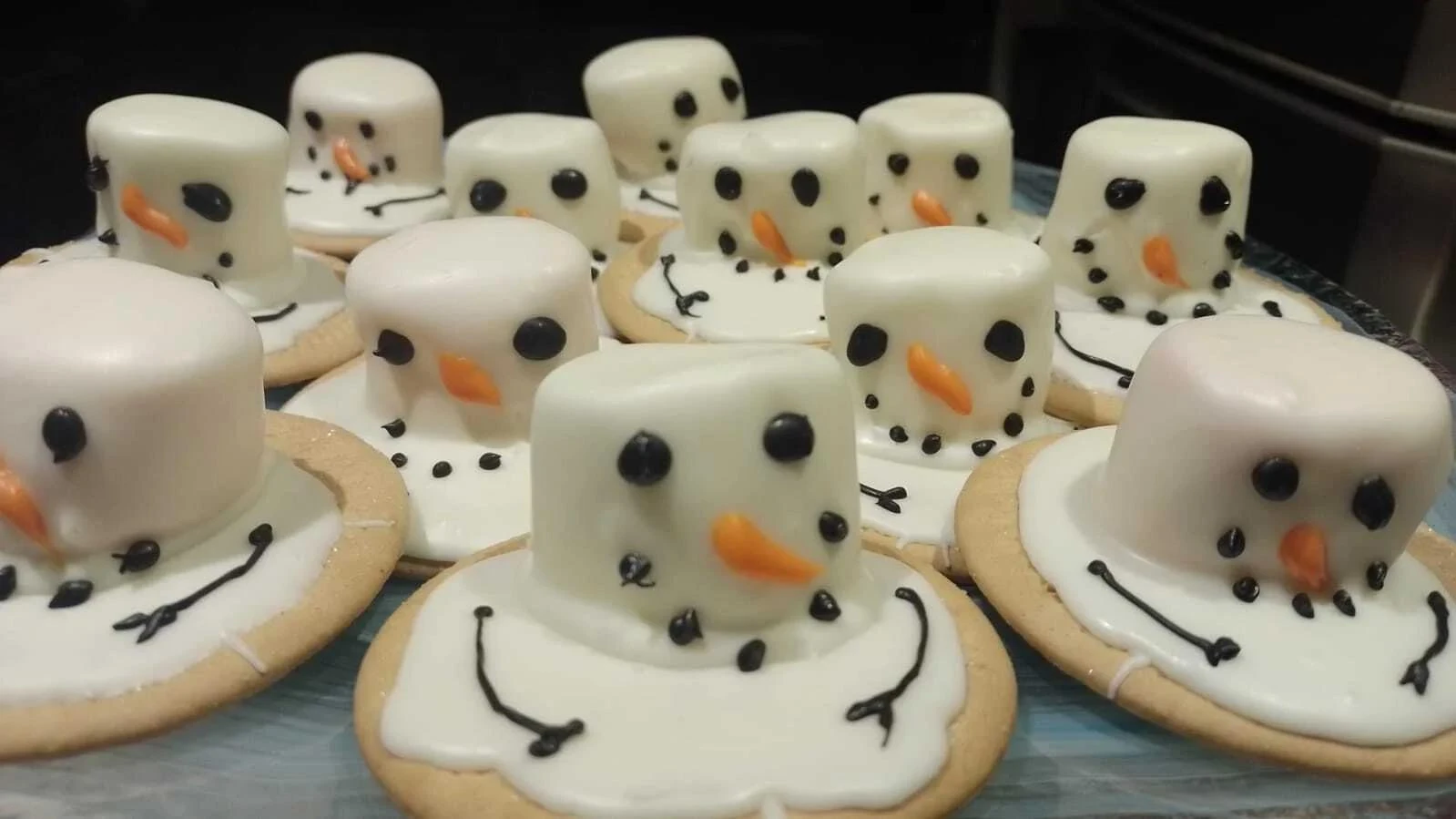 Malvavisco muñeco de nieve