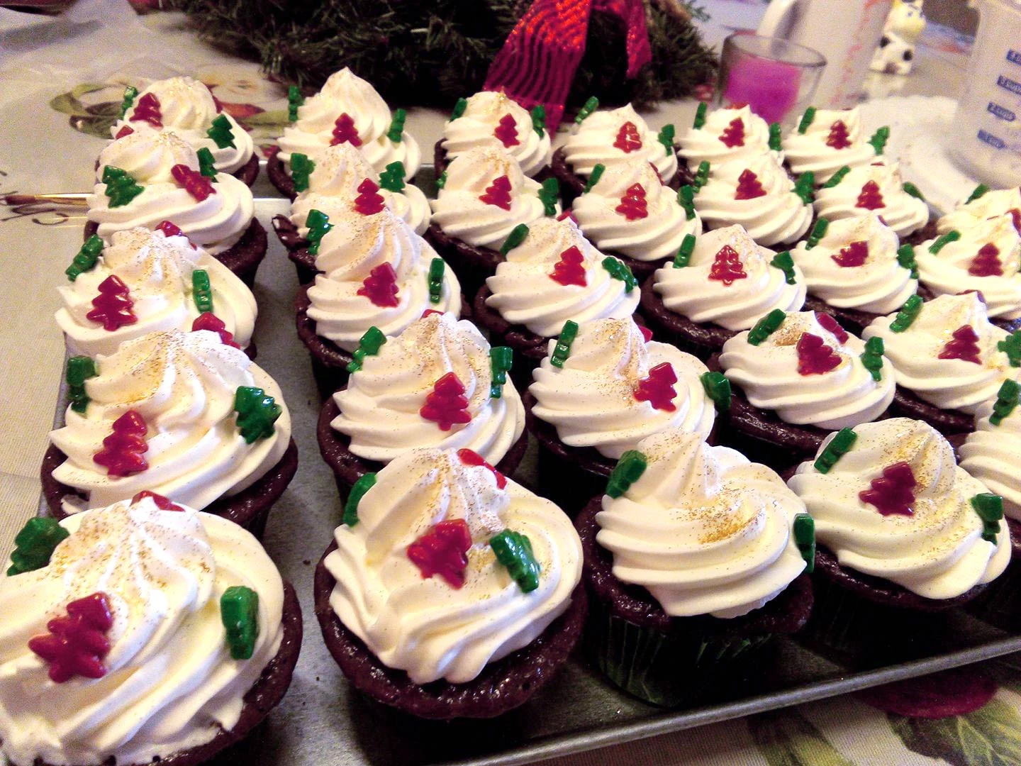 Cupcakes navideños